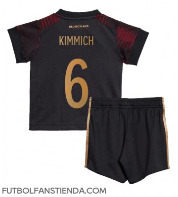 Alemania Joshua Kimmich #6 Segunda Equipación Niños Mundial 2022 Manga Corta (+ Pantalones cortos)